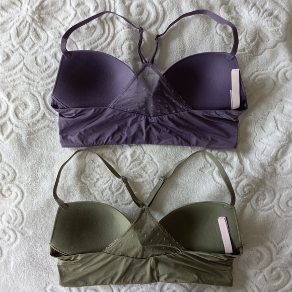 Victoria's Secret Wireless Push Up Racerback Bralette Bundle - Picture 2 of 7